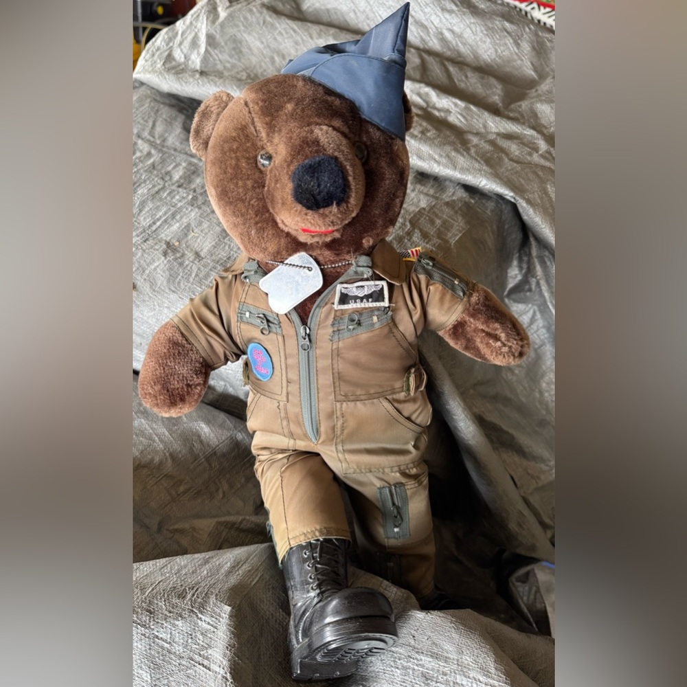 Bear Forces of America Teddy Bear in Brown and Blue Outfit